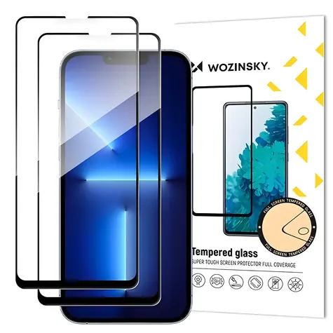 Wozinsky Ochranné tvrzené sklo Full Glue pro Samsung Galaxy M56 / Tvrzené sklo / Samsung Galaxy M56 / 2 ks