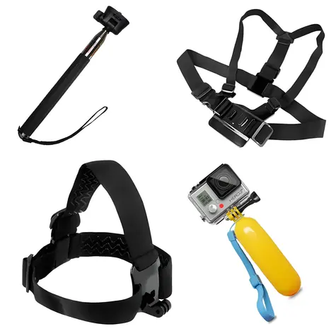 Hurtel Sada příslušenství 5v1 pro akční kamery / Sada příslušenství / GoPro / SJCAM