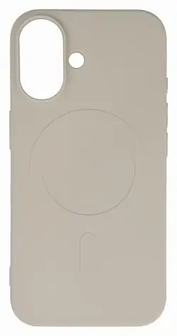Hurtel Silikonové pouzdro s MagSafe pro iPhone 16e/17e béžové / Pouzdro / MagSafe / Silikon