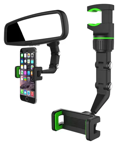 Hurtel Nastavitelný držák telefonu na zpětné zrcátko / Držák do auta / univerzální