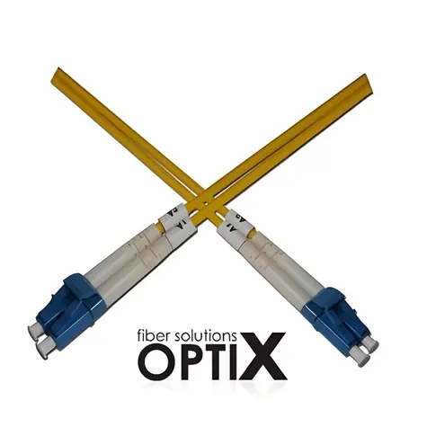 OPTIX LC/UPC-LC/UPC / Optický patch cord / 09/125 / 1,5 m / G.657A