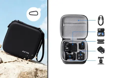 Stablecam PU pouzdro pro DJI Osmo Nano Standard Combo černá / Pouzdro / PU, Lycra / 16 × 15 × 6 cm