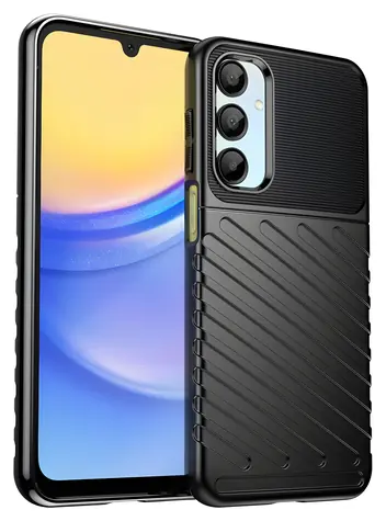 Hurtel Thunder Case černá / Ochranný kryt / Samsung Galaxy A26 / Silikonový, pancéřovaný design