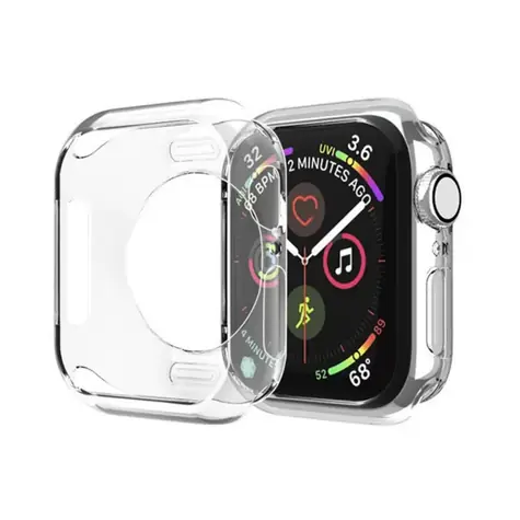 Hurtel Ultra Clear Apple Watch 7/8/9 45 mm čirá / Ochranný kryt / Průhledný