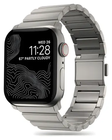 Tech-Protect SteelBand titanová / Řemínek / Pro Apple Watch 4/5/6/7/8/9/SE/Ultra 1/2 / 42/44/45/49 mm