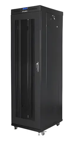 Lanberg Rack 42U černá / Stojanový rozvaděč / 19