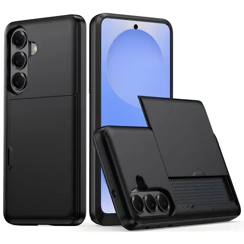 Hurtel AMORUS černá / Kryt / Samsung Galaxy S26 / výsuvné pouzdro na kartu