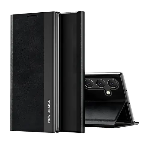 Hurtel Sleep Case Pro černá / Pouzdro-knížka pro Samsung Galaxy A56 / stojánek