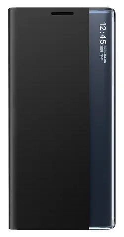 Hurtel Sleep Case černá / Flipové pouzdro / Samsung Galaxy A36 / se stojánkem