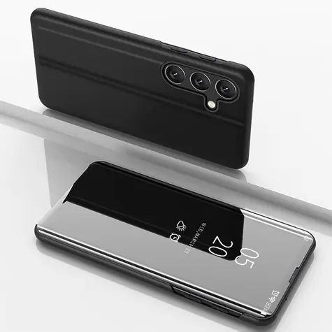 Hurtel Clear View Case Samsung Galaxy A36 černá / Flipové pouzdro / Průhledové okénko