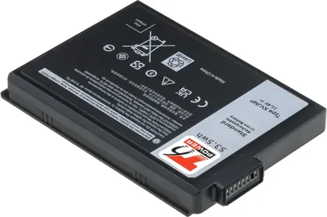 T6 Power Baterie pro Dell Latitude 5430 Rugged & 7330 Rugged Extreme / Li-ion / 3cell / 4690mAh / 53,5Wh