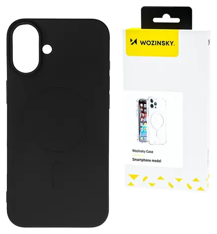 Wozinsky Liquid Silicone kryt MagSafe černá / Kryt / Samsung Galaxy S25 Ultra / MagSafe