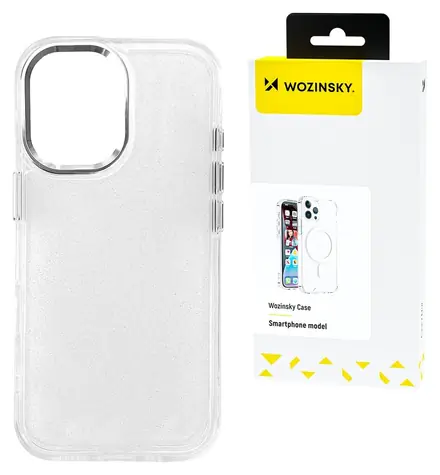 Wozinsky Glitter čirý se třpytkami / Kryt / Samsung Galaxy S25+
