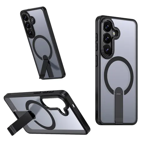 Hurtel Hybrid Armor X černá / Kryt / Samsung Galaxy A36 / A37 / Stojánek / MagSafe