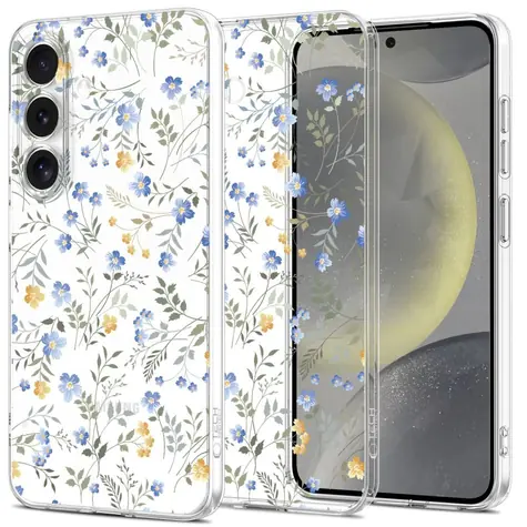 Tech-Protect FlexAir Case Daisies with Leaves / Kryt / Samsung Galaxy S25