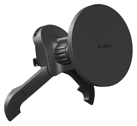 Puro Adjustable Car Holder MagSafe černá / Držák do auta / MagSafe