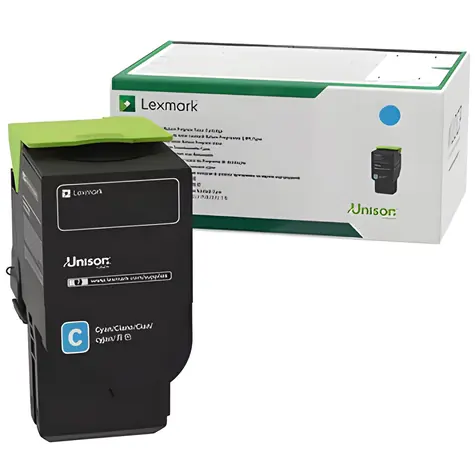 Lexmark 75M20C0 azurová / Originální toner / Return program / 2000 stran / pro CS531, CS632, CX532, CX635