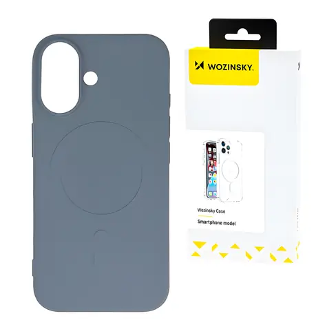 Wozinsky Silicone Case MagSafe šedá / Pouzdro / Silikonové / MagSafe / pro Samsung Galaxy S25