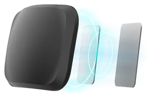 Hurtel Magnetické pouzdro na Apple AirTag černá / Pouzdro / magnetické / pro Apple AirTag