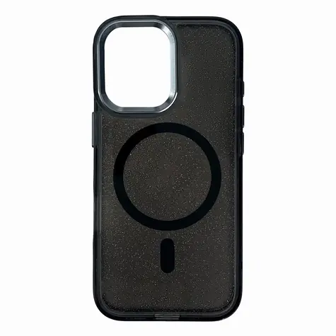 Hurtel Glitter Case černá / Kryt / Samsung Galaxy A57 / MagSafe
