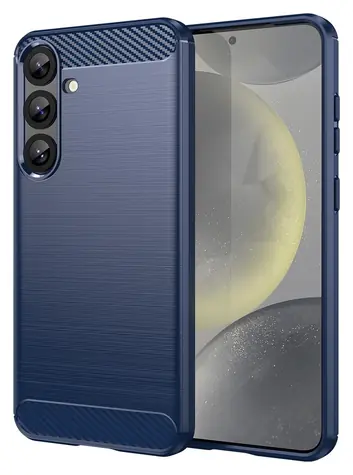 Hurtel Carbon Case modrá / Kryt / Samsung Galaxy S25+ / Karbonové vlákno