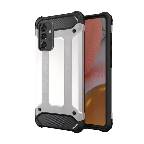 Hurtel Hybrid Armor Samsung Galaxy A26 stříbrná / Kryt / Odolná hybridní konstrukce
