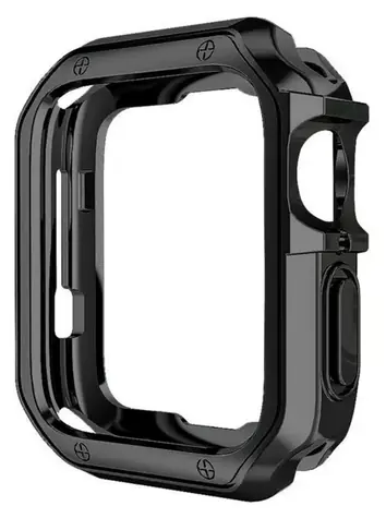 Hurtel Soft Strong Watch Case pro Apple Watch Ultra 1/2 49 mm černá / Kryt
