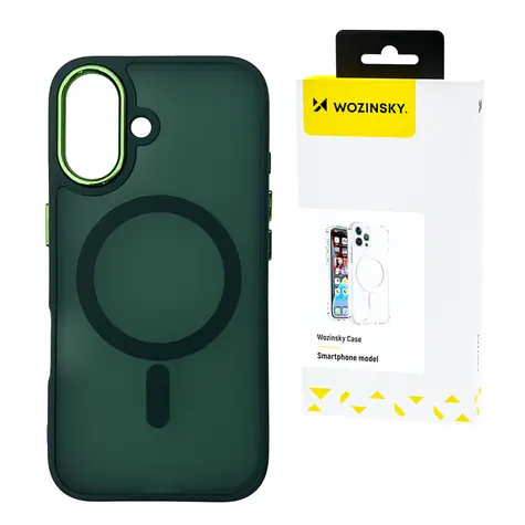 Wozinsky Fashion Case MagSafe zelená / Zadní kryt / Samsung Galaxy S25 / MagSafe