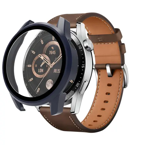 Hurtel Ochranné sklo pro Huawei Watch GT3 42mm tmavě modré / Ochranné sklo / Huawei Watch GT3 / 42 mm