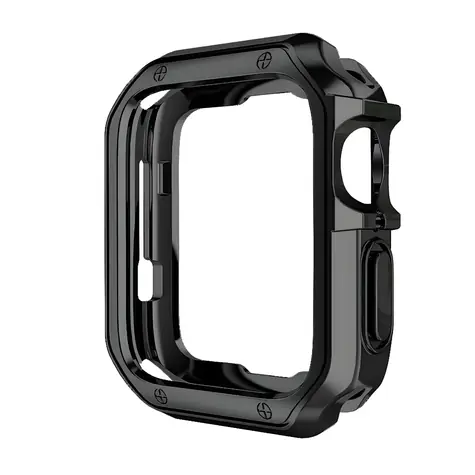 Hurtel Soft Strong černá / Pouzdro / pro Apple Watch 42 mm (Series 1/2/3)