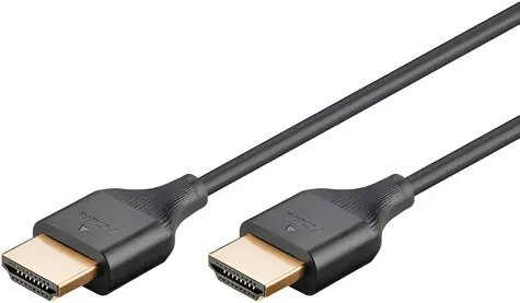 Goobay Slim 75295 černá / HDMI kabel / High Speed s Ethernetem / 4K 60Hz / 3 m