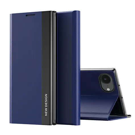 Hurtel Sleep Case Pro modrá / Flipové pouzdro / Apple iPhone 16e, 17e / se stojánkem
