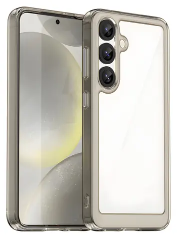 Hurtel Outer Space čirá, černý rámeček / Ochranný kryt / Gelový rámeček / Samsung Galaxy S25