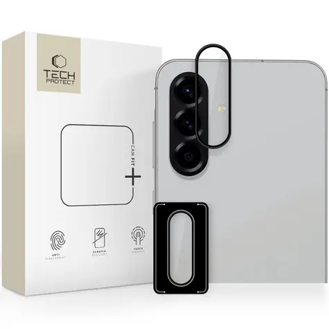 Tech-Protect Camring Fit+ černá / Ochranný kryt fotoaparátu / Samsung Galaxy A36, A56 5G