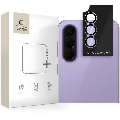 Tech-Protect Camring Fit+ černá / Ochranný kryt fotoaparátu / Samsung Galaxy A37, A57 5G