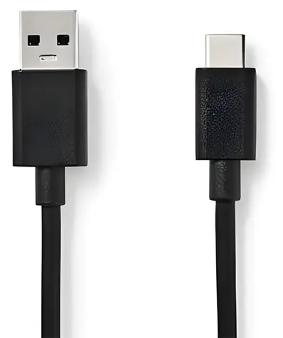 Nedis USB-C - USB-A kabel černá / Kabel USB / USB 3.0 / 1 m