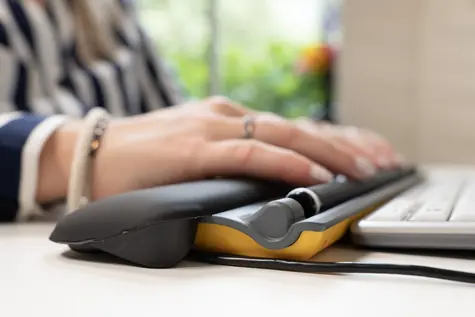 BakkerElkhuizen ErgoSlider Plus / Ergonomická centrální myš / kabelová / 1600 DPI / 5 tlačítek