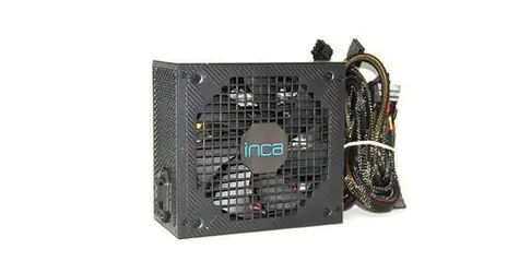 INCA IPS-075PG / Zdroj / 750 W / ATX 2.4 / 80 PLUS Gold / 120mm ventilátor / nemodulární
