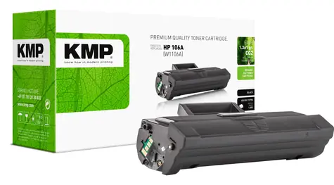 KMP W1106A černá / Renovovaný toner / Kompatibilní s HP 106A / 1.000 stran