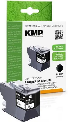 KMP LC422XLBK černá / Inkoustová cartridge / kompatibilní XL / 3000 stran / Brother MFC-J5340DW, J5740DW