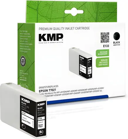 KMP T7021 černá / Cartridge / renovovaná / 2400 stran / Epson WorkForce Pro