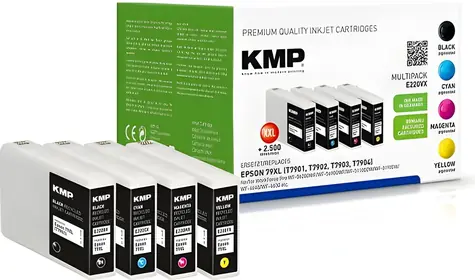 KMP T7901-T7904 / Multipack cartridge / Alternativní / pro Epson WorkForce Pro WF-4600 a WF-5100 / 3000+2700 stran
