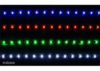 Akasa AK-LD05-50RD Vegas M červená / LED páska / 10x LED / magnetická / 50 cm / 12V