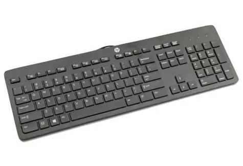 HP USB Slim Business Keyboard černá / Drátová klávesnice / USB