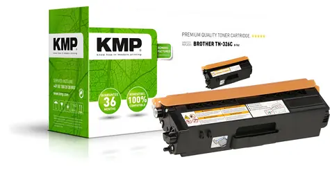 KMP B-T62 azurová / Toner / alternativa Brother TN-326C / 3500 stran / XL