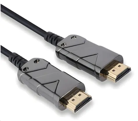 PremiumCord HDMI 2.1 Ultra High Speed 20 m / Optický fiber kabel / 8K@60Hz / zlacené