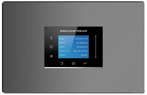 Grandstream UCM6300A / IP pobočková ústředna / až 250 uživatelů / 50 souběžných hovorů / 3x RJ45 / PoE+