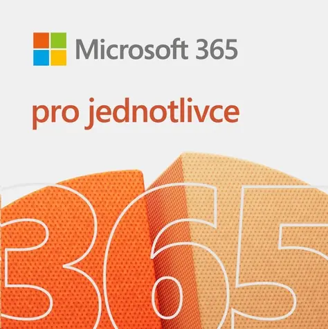 Microsoft 365 pro jednotlivce SK / Předplatné / 12 měsíců / 1 osoba, max. 5 zařízení / 1TB OneDrive