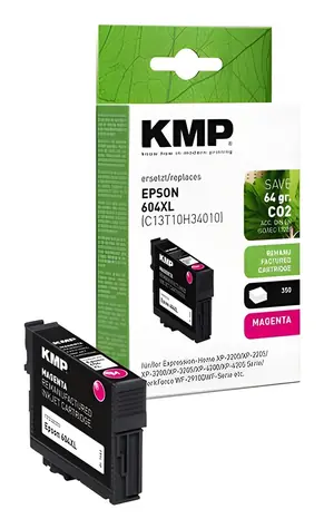 KMP T10H3 604XL fialová / Renovovaná cartridge / náhrada za Epson 604XL / 5 ml / 350 stran