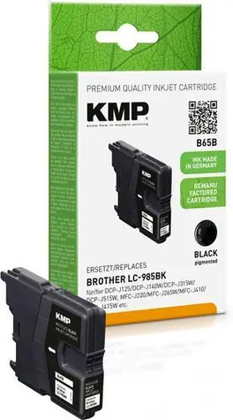 KMP B65B / Inkoustová náplň / náhrada za Brother LC985BK / černá / 300 stran